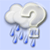 It is forcast to be Chance of Rain at 10:00 PM BST on August 28, 2013
